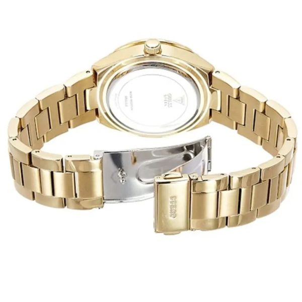 Guess Viva Chronograph Gold Dial Ladies Watch - W0111L2