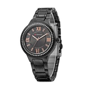 Curren-9004-Black-Dial-Stainless-Steel-Ladies-Watch