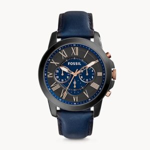 Fossil-Grant-Chronograph-Black-Dial-Mens-Watch-FS5061