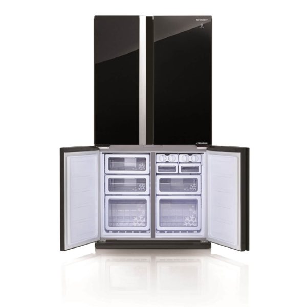 Sharp-SJ-FX87V-BK-4-Door-Refrigerator-605-Liters-Black-2