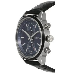 Titan-Workwear-Blue-Dial-Leather-Strap-Mens-Watch-1733KL01-2