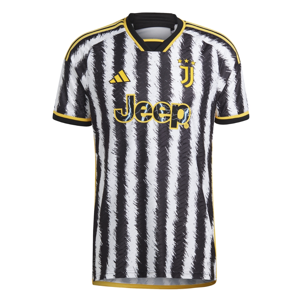 Juventus Home Jersey 2023/2024 Black/White/Yellow –, 40% OFF
