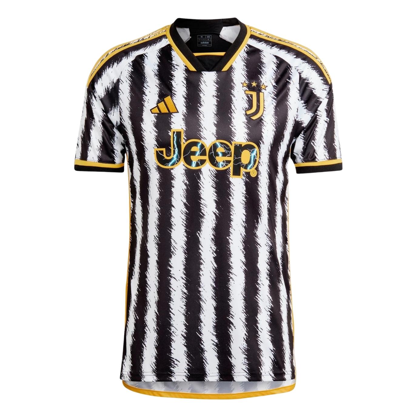Juventus Home Jersey 2023/2024 Black/White/Yellow –, 40% OFF