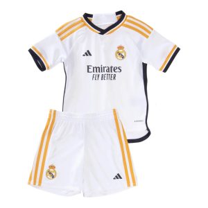 Real-Madrid-Home-Kids-Jersey-With-Shorts-2023-24