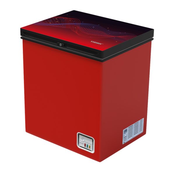 Vision-RE-150L-GD-Chest-Freezer-Maple-Leaf-Red-1