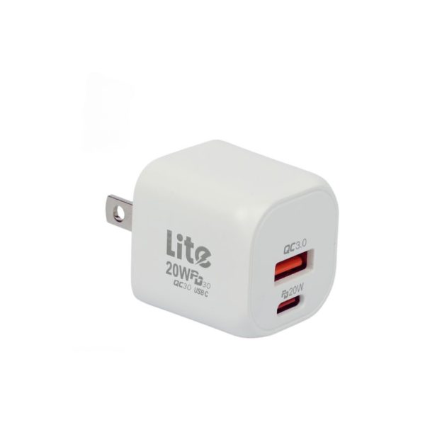 Lite-20-Watt-Super-Silicon-PD-USB-Fast-Charger-White