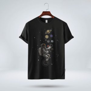 Mens-Premium-T-Shirt-Astronaut-Juggling-Planets