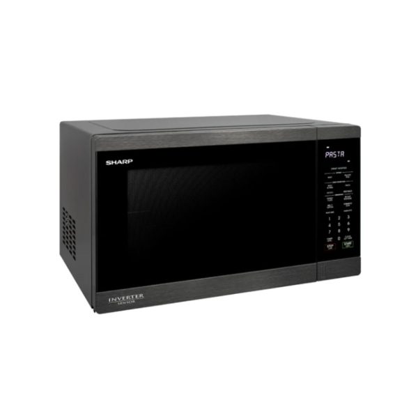 Sharp-34L-Solo-Microwave-Oven-R-395E-BS-Solo-Inverter-Black