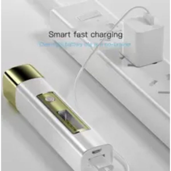 Smile-Shark-LED-Flashlight-USB-Charging-Power-Bank