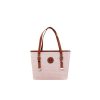 Printed Tote Handbag - MKPT01-pink