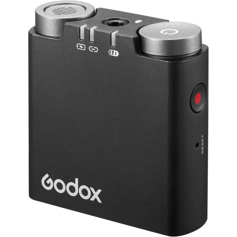 Microphone Sans Fil GODOX Virso M2 - Portée 200m - Autonomie 17h - Pour Streaming, Vlogs, Interviews