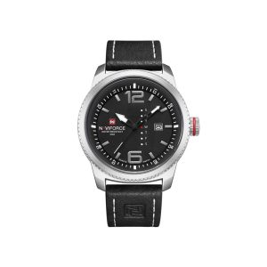 NAVIFORCE NF9063 PU Leather Analog Watch For Men