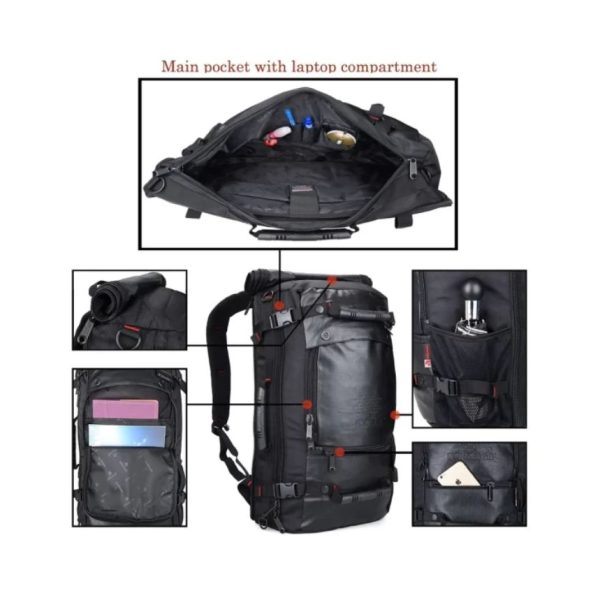 Witzman B2023 38L Hiking Travel Backpack