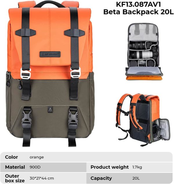 KF-Concept-Beta-Backpack-20L-Lightweight-Camera-Photography-Backpack-6