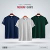 Mens-Premium-Blank-T-shirt-Combo-Navy-Gray-Melange-Green