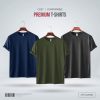 Mens-Premium-Blank-T-shirt-Combo-Navy-Olive-Anthra-Melange