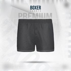 Mens-Premium-Cotton-Boxer-Shorts-Anthra-Melange