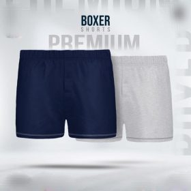 Mens-Premium-Cotton-Boxer-Shorts-Combo-Navy-and-Gray-melange