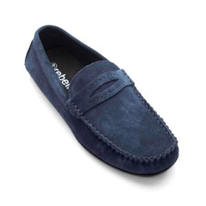 Blue-Suede-Leather-Loafer-2