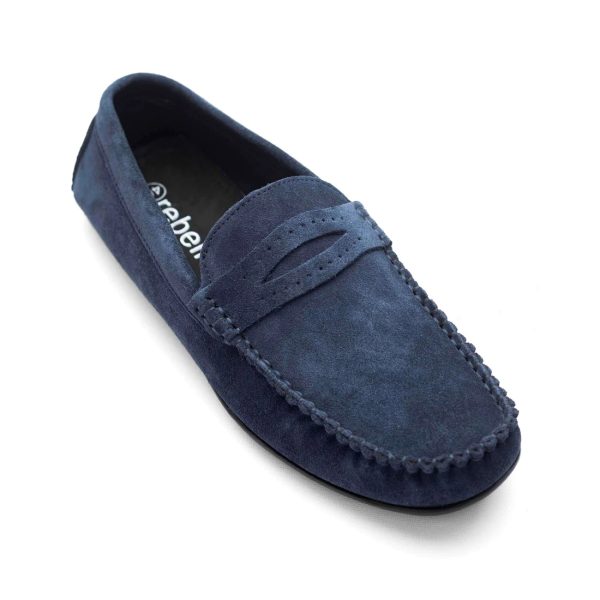 Blue-Suede-Leather-Loafer-2