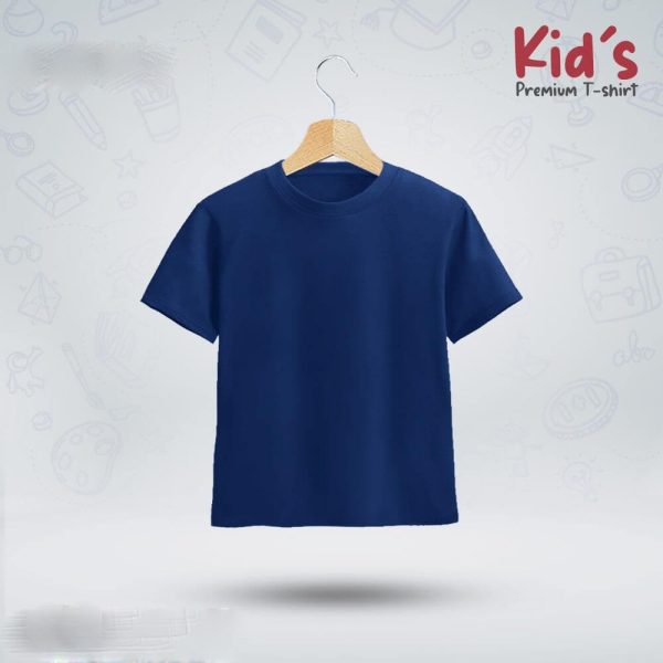 Kids-Premium-Blank-T-Shirt-Deep-Blue