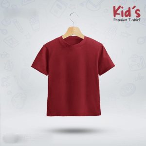 Kids-Premium-Blank-T-Shirt-Red