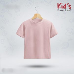 Kids-Premium-Blank-T-shirt-Light-Pink