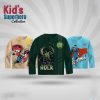 Kids-Premium-Full-Sleeve-T-Shirt-Combo-Hulk-Thor-Superman
