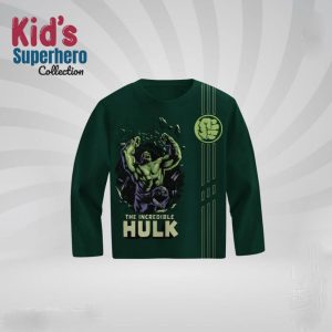 Kids-Premium-Full-Sleeve-T-Shirt-Hulk