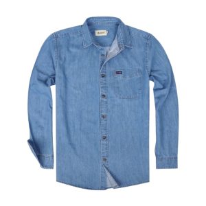 Light-Indigo-Denim-Shirt