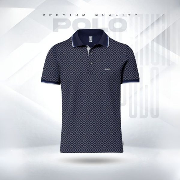 Premium-Elite-Edition-Double-PK-Cotton-Polo-Navy