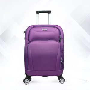 Premium-Soft-24-Trolley-Bag-Purple
