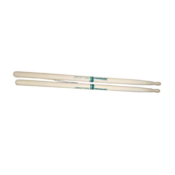 Promark-Raw-Hickory-TXR5B-Wood-Tip-Drum-Sticks-The-Natural-2