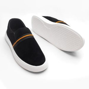 Suede-Black-Casual-Shoe-4