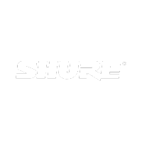 shure white logo