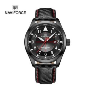 Naviforce-NF8022-PU-Leather-Analog-Mens-Watch