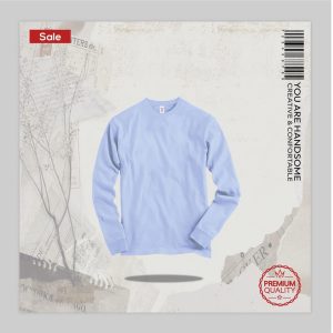 Premium-Mens-Blank-Full-Sleeve-T-Shirt-Baby-Lavendre