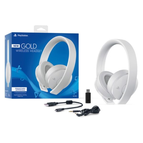 Sony-PS4-Gold-Wireless-Headset-White-3