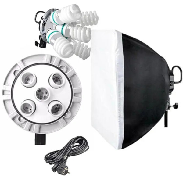 Godox-TL-5-Multi-Holder-Lighting-Lamp-Head-with-Softbox