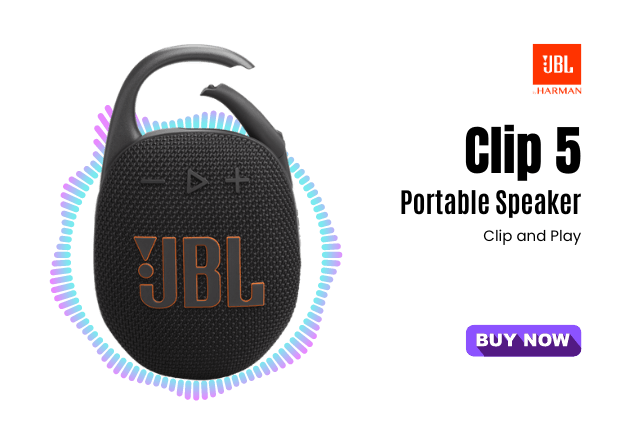 Gadget-Store-JBL-Clip-5-Portable-Speaker