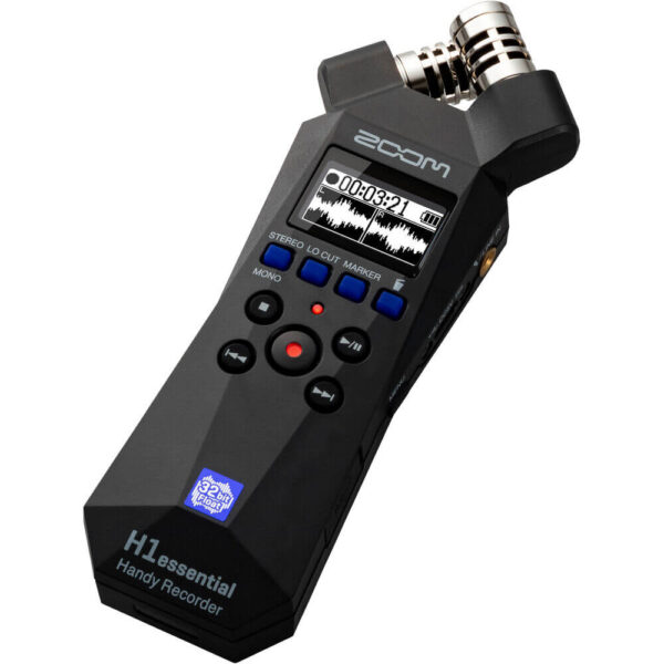 Zoom-H1essential-2-Track-32-Bit-Float-Portable-Audio-Recorder-2