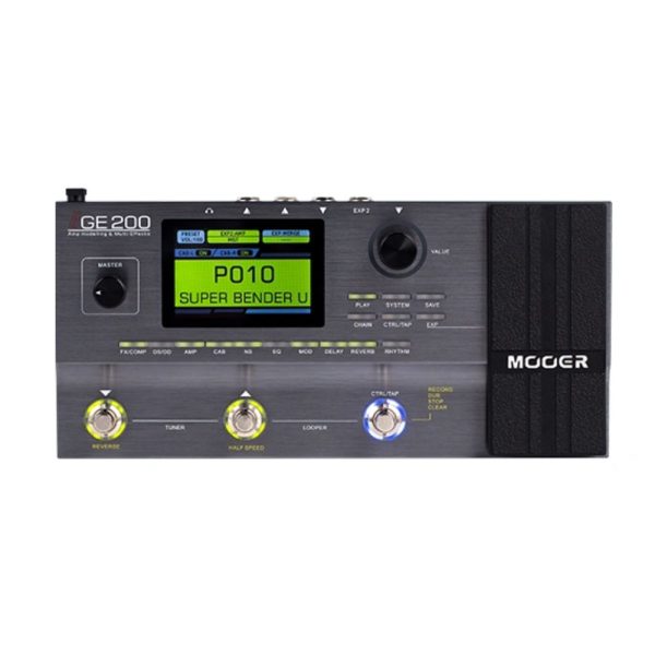 MOOER-GE200-Guitar-Multi-Effects-Pedal-Processor