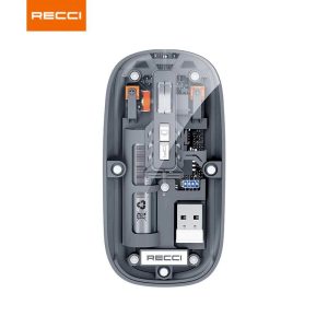 Recci-RCS-M01-Space-Capsule-Transparent-Wireless-Mouse