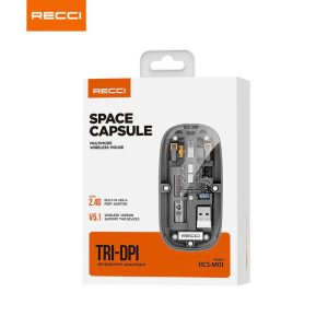 Recci-RCS-M01-Space-Capsule-Transparent-Wireless-Mouse-4