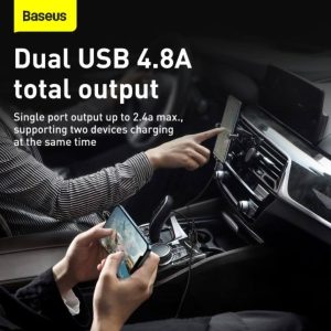 Baseus-Grain-Pro-Car-Charger-Dual-USB-4.8A