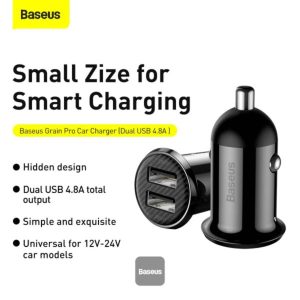 Baseus-Grain-Pro-Car-Charger-Dual-USB-4.8A