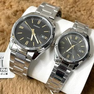 Casio-1302D-1A2-Black-Dial-Couple-Watch-1