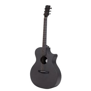 Enya-EGA-X0-Cutaway-Grand-Auditorium-Acoustic-Guitar-Black