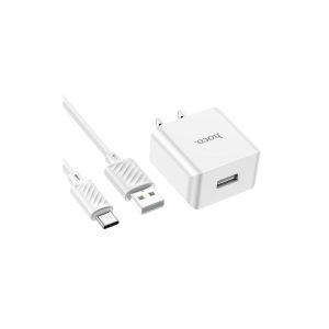 Hoco-C106A-10.5W-Wall-Charger-With-Type-C-Cable