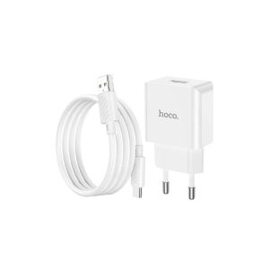 Hoco-C106A-10.5W-Wall-Charger-With-Type-C-Cable